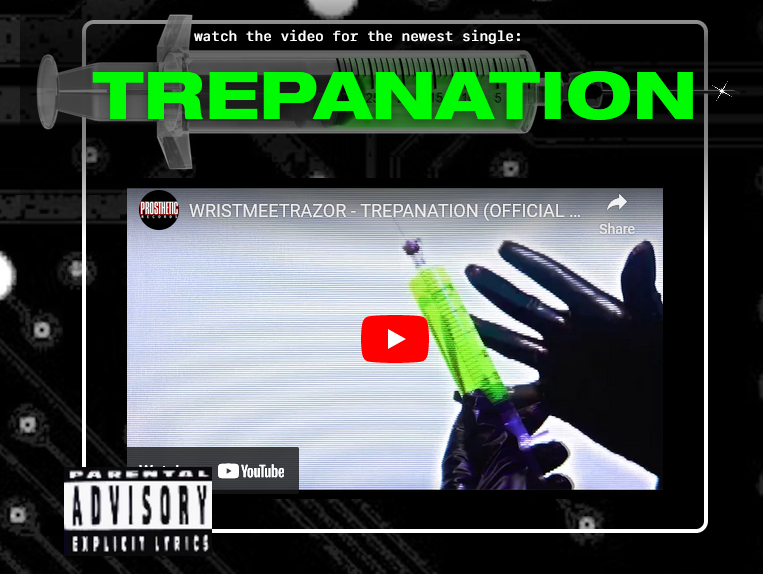 wristmeetrazor trepanation music video thumbnail